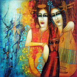 Gemälde, La mélodie du bonheur, Albena Vatcheva