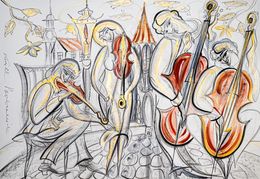 Dessin, The Symphony Of Spring, Kirill Postovit