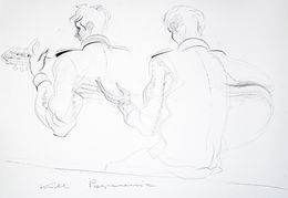 Dessin, The Guitar Player, Kirill Postovit