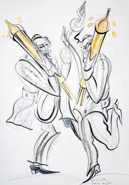 Zeichnungen, Simchat Torah, Kirill Postovit
