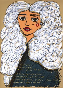 Print, The Whisperer of Cosmic Lines, Sephora Venites
