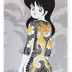 Print, Ryu girl (version Or), Debza