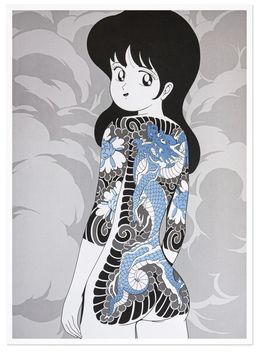 Print, Ryu girl (version Bleue), Debza