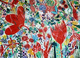 Painting, Wonderland 9, Veronica Vilsan