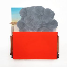 Gemälde, Cloud Seeding, Salik Ansari
