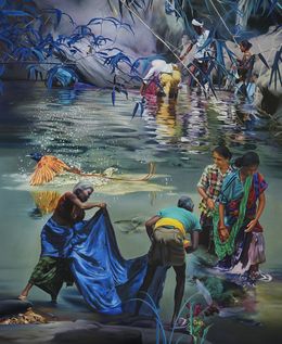 Peinture, Threads of sustenance, K G Babu