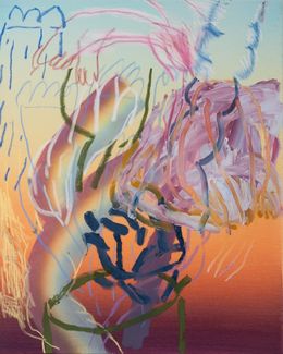 Painting, Fleurs 45, Pascal Vilcollet