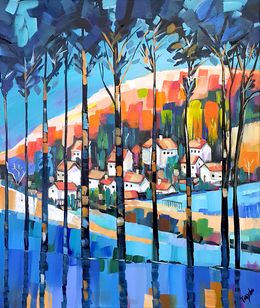 Painting, Winter Forest, Trayko Popov