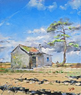 Painting, House with history, Volodymyr Gluhomanyuk