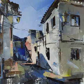 Gemälde, "City streets"  - series Denia, Volodymyr Gluhomanyuk