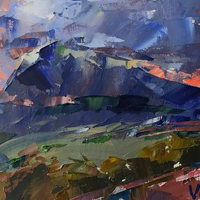Gemälde, "Mountain sunset" - series Denia, Volodymyr Gluhomanyuk