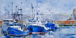 Painting, Seagulls, Volodymyr Gluhomanyuk