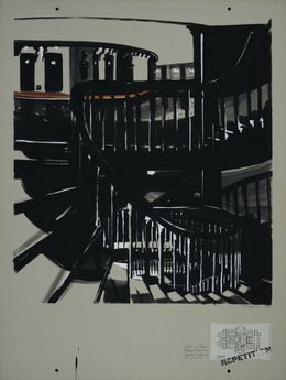 Painting, Opéra-Répétition N°32 - MA64, Michelle Auboiron