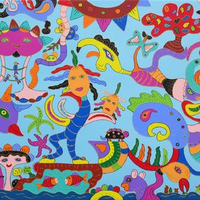 Peinture, Zazzy Zazou, Françoise Leblond