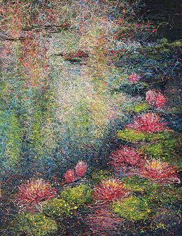 Gemälde, The Art of Effortless Blooming, Nadin Antoniuk