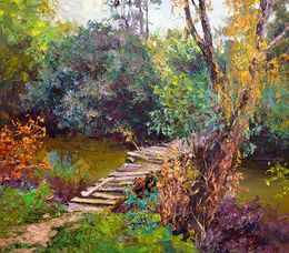 Gemälde, Autumn forest, Boris Serdyuk
