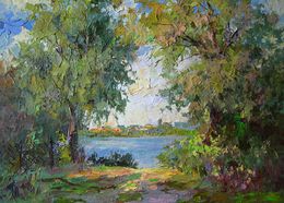 Gemälde, On the shore, Boris Serdyuk