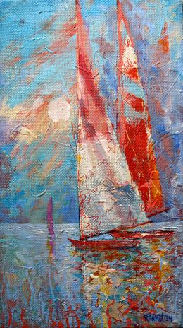 Gemälde, Two Sail, Rakhmet Redzhepov (Ramzi)