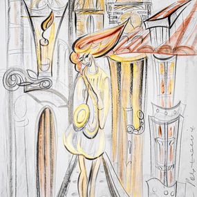Fine Art Drawings, Her Little Symphony for Him, Kirill Postovit