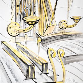 Fine Art Drawings, Moonlight Sonata, Kirill Postovit