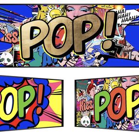 Painting, Pop it back, Patrick Rubinstein