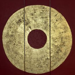 Painting, The cycle of life, Brigitte Dravet