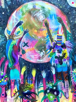 Painting, Healing Circle, Niki Singleton