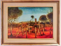 Peinture, Untitled (Brown Slip), Pro Hart