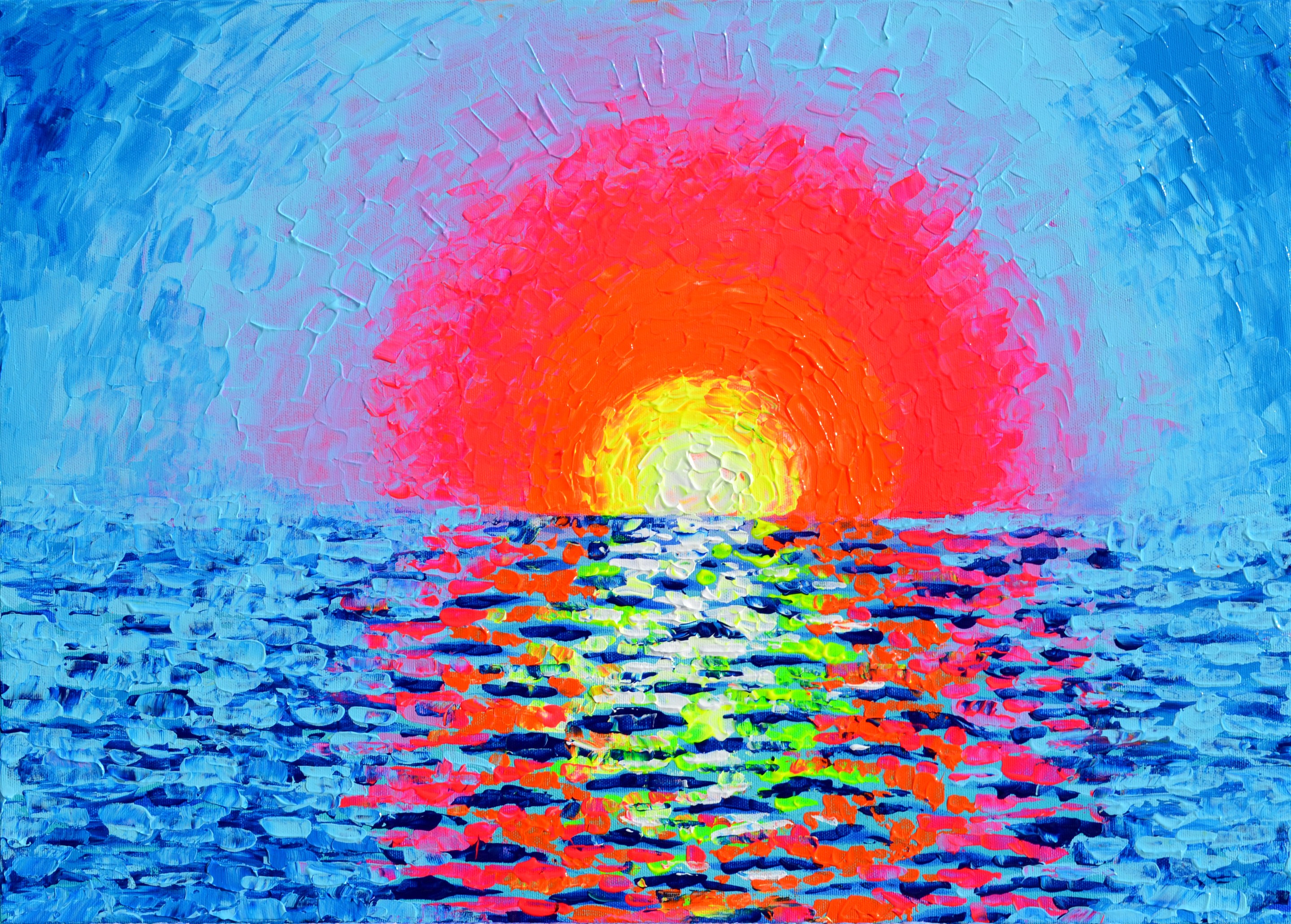 Tiberiu Soos, Colorful Sunrise - Seascape Tiberiu Soos, Colorful Sunrise - Seascape