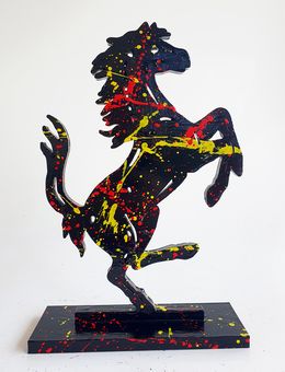 Sculpture, Ferrari black, Spaco