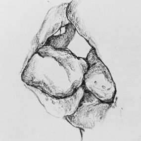 Fine Art Drawings, Studio di un bacio, Rossella Mercedes