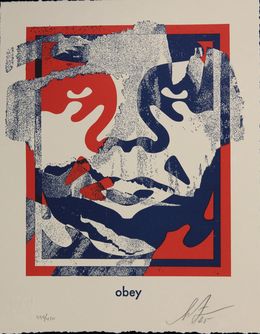 Print, Torn Icon (Letterpress), Shepard Fairey (Obey)