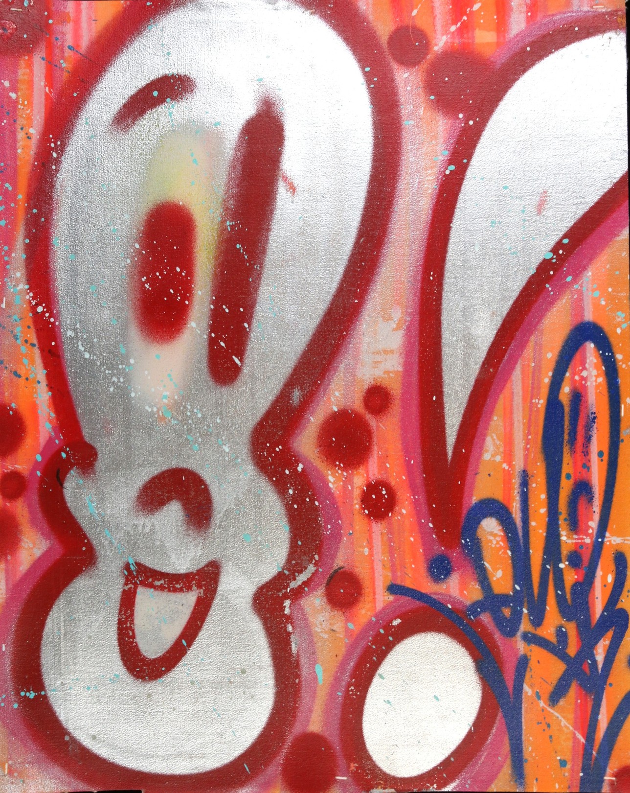 Quik (Lin Felton), Untitled 13 Chrome Painting Quik (Lin Felton), Untitled 13 Chrome Painting
