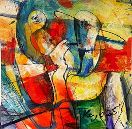 Painting, Colourful Composition V, Kajazun (Kajo) Avetisyan