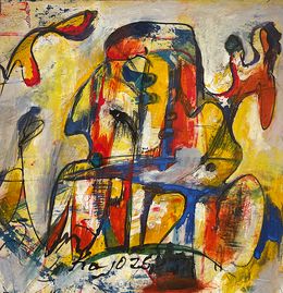 Painting, Colourful Composition VI, Kajazun (Kajo) Avetisyan