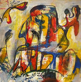 Painting, Colourful Composition VI, Kajazun (Kajo) Avetisyan