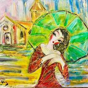 Gemälde, Green Umbrella, Hrasarkos