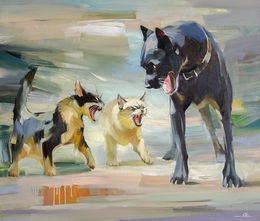 Gemälde, The Unexpected Guest, Vasyl Khodakivskyi