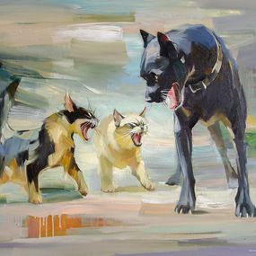 Gemälde, The Unexpected Guest, Vasyl Khodakivskyi