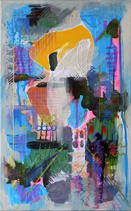 Painting, City Sketches 2, Rakhmet Redzhepov (Ramzi)