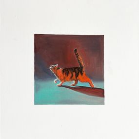 Gemälde, Dynamic Cat Artwork, Victo