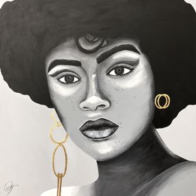Gemälde, Eclipse: Beauty in Monochrome, Olga Tiho