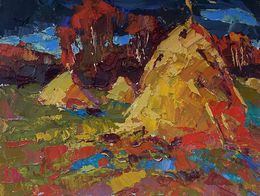 Painting, Autumn field, Ivanyuk Oleksiy