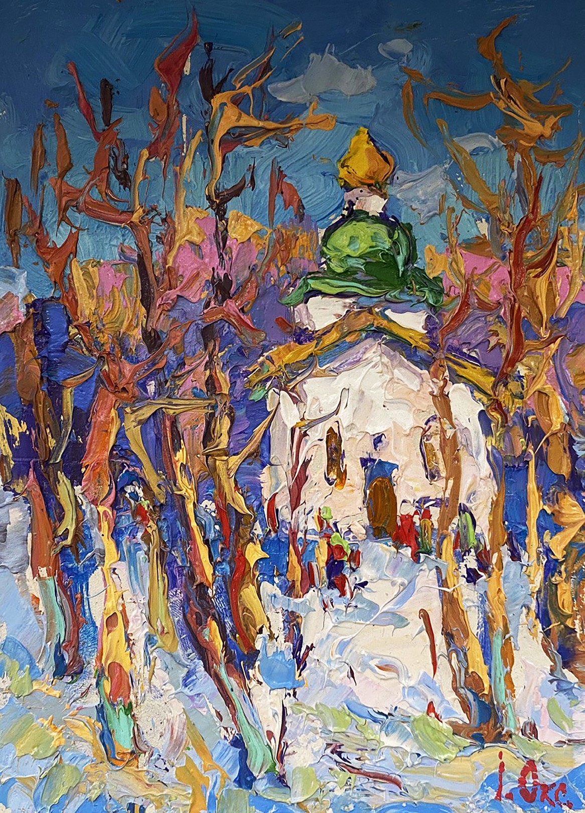 Oksana Ivanyuk, March snowy days Oksana Ivanyuk, March snowy days