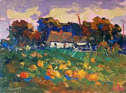 Painting, Autumn gardens, Oksana Ivanyuk