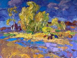 Painting, Clouds are floating, Ivanyuk Oleksiy