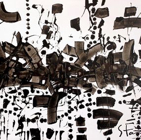 Painting, Winter abstraction-III, Stanislav Bojankov