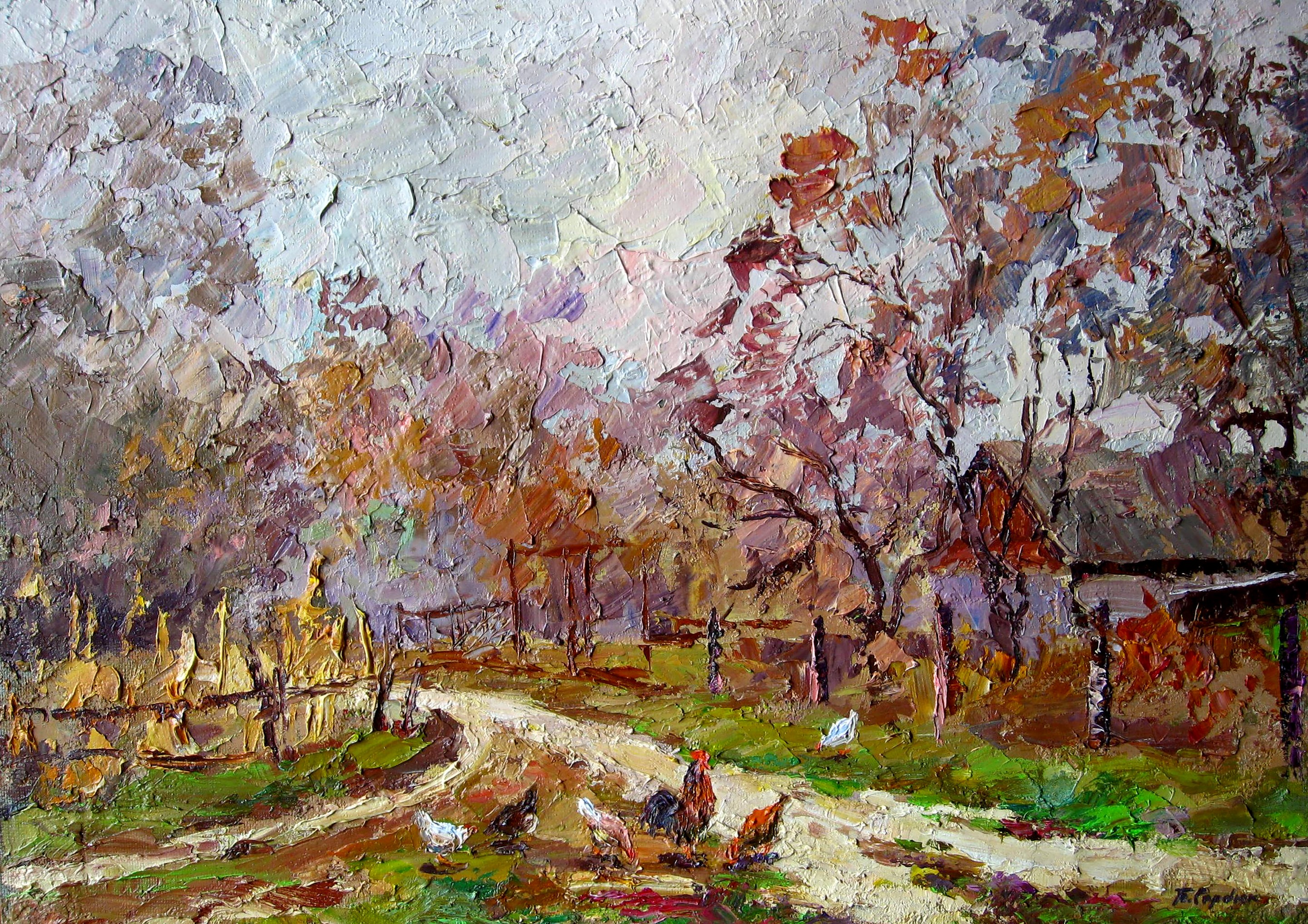 Boris Serdyuk, Autumn landscape Boris Serdyuk, Autumn landscape