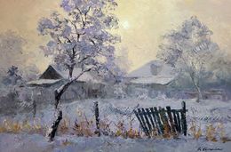 Gemälde, Hoarfrost, Boris Serdyuk