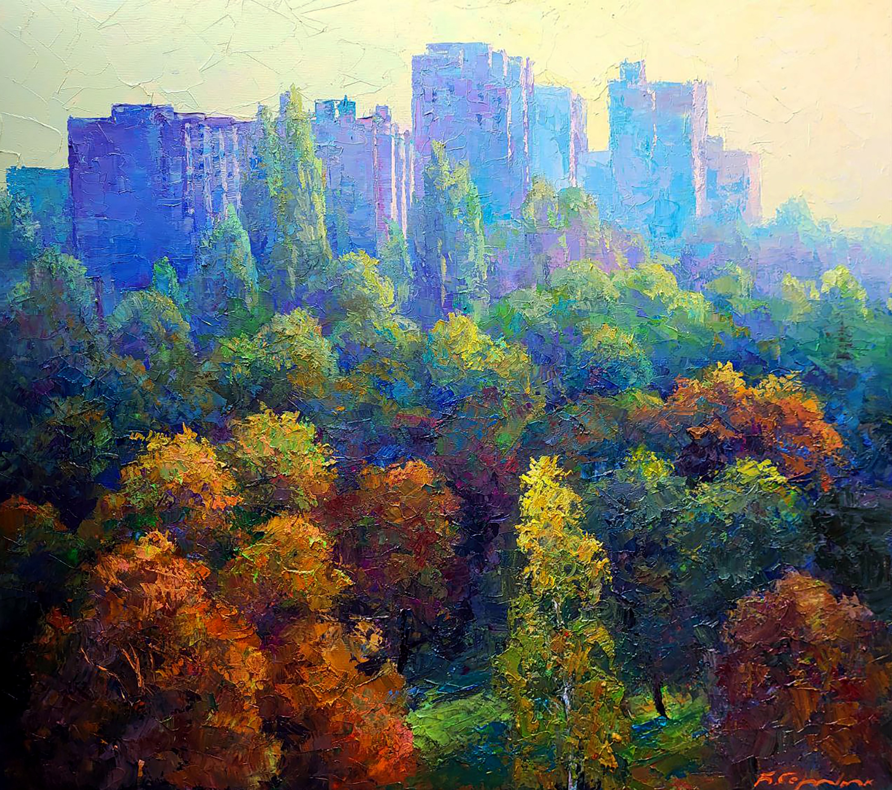 Boris Serdyuk, Morning in the city Boris Serdyuk, Morning in the city